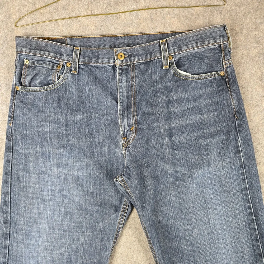 Levis 569 Jeans Mens 36x36 Blue Loose Straight Leg Denim Skater Workwear Utility